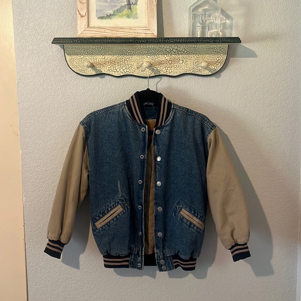 Vintage Gap Jeans Bomber Jacket